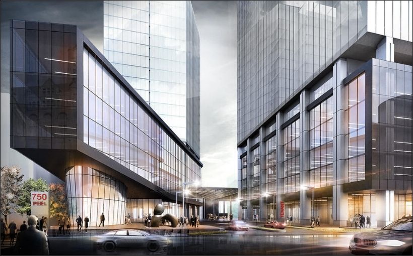 Cadillac Fairview has decided to construct rental apartments instead of office space at a prominent downtown Montreal development site.