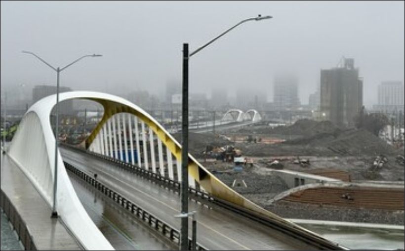 Two new Toronto Port Lands bridges have opened.