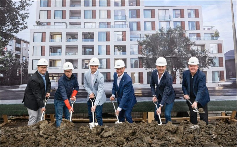 Developers have broken ground on a new condominium-rental development in Montreal.