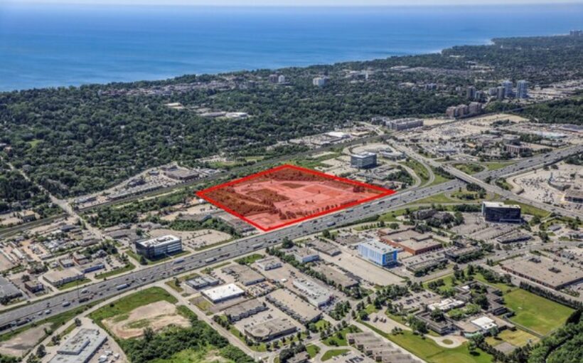 Aerial view of Oakville, Ontario.