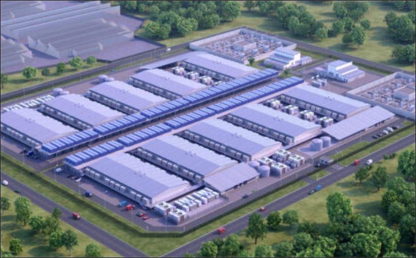 Rendering of data centre project in Tokyo.