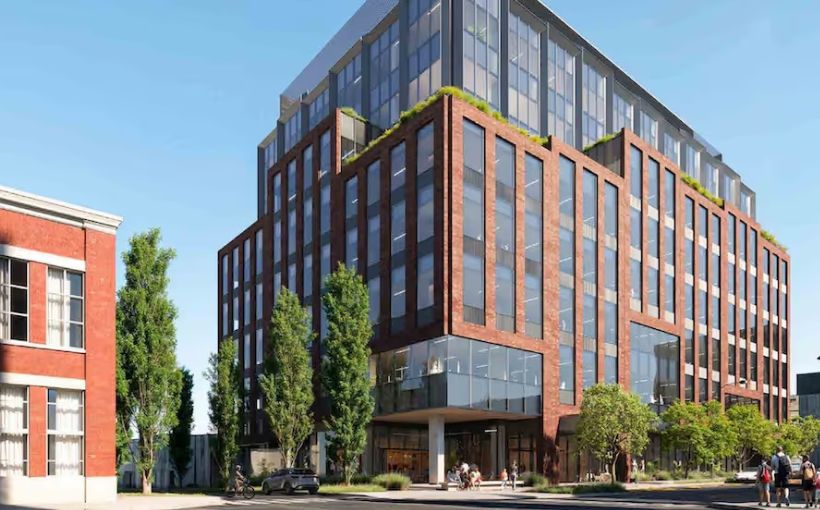 Rendering of proposed laboratory building in Vancouver.