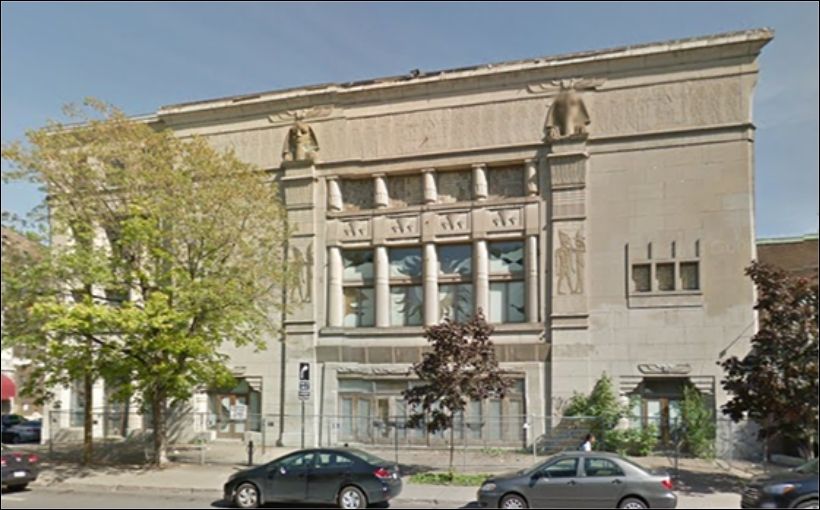 Photo of mothballed Empress Theatre in Montreal.