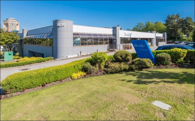 Photo of Beedie's former headquarters in Burnaby.