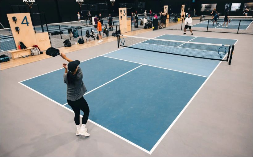 Image showing people playing pickleball.
