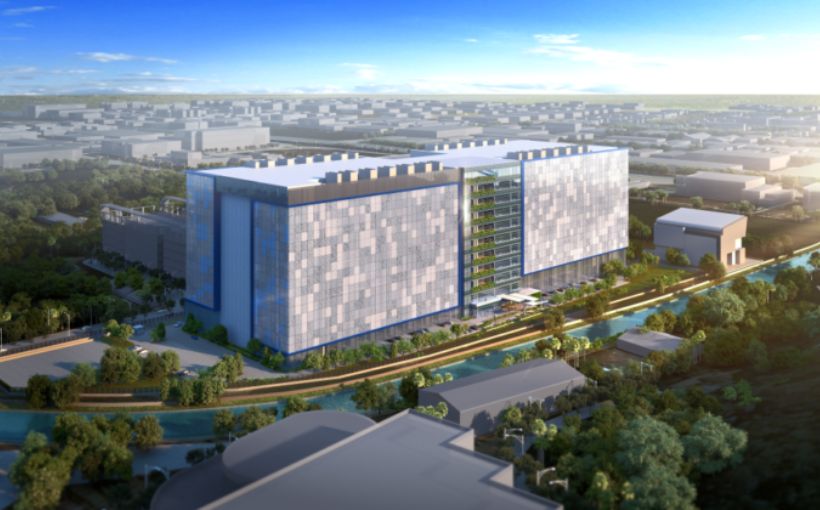 Rendering of a Meta data centre.