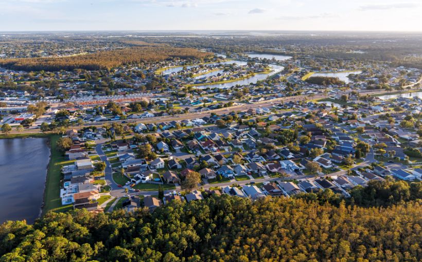 Aerial photo of Orlando.