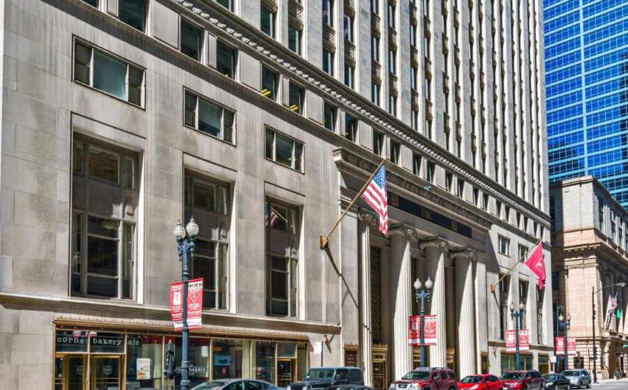Ravelin-owned office building in Chicago. Photo: Ravelin Properties REIT.