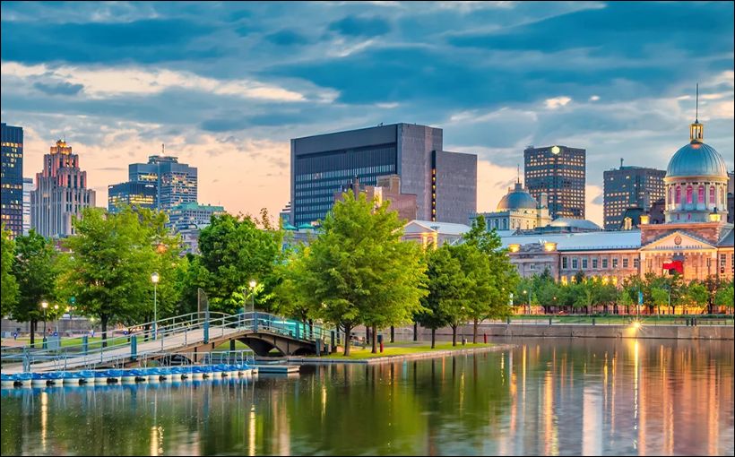 Photo of buildings in Montreal. Photo credit: Bain & Company.