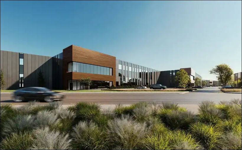 Rendering of an industrial building in Laval, Que.