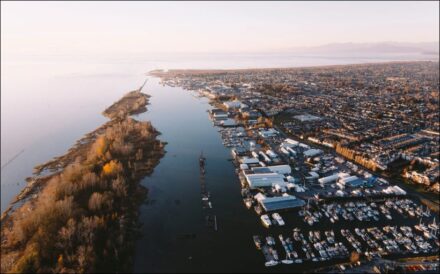 Photo of a coastal area of Richmond, B.C. Photo: Tourism Richmond.